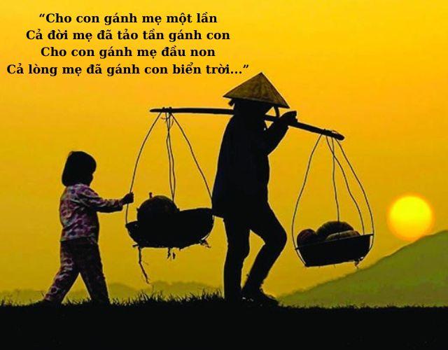 Lời bài hát Gánh Mẹ của Quách Beem